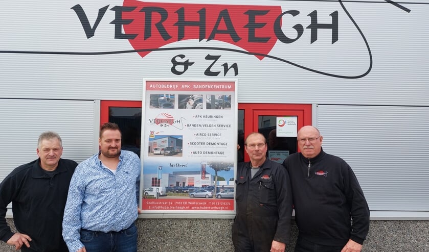 <p>V.l.n.r.: Freddie Kox, Ruud van Dam, Appie Meinen en Hubert Verhaegh. Foto: Han van de Laar</p>