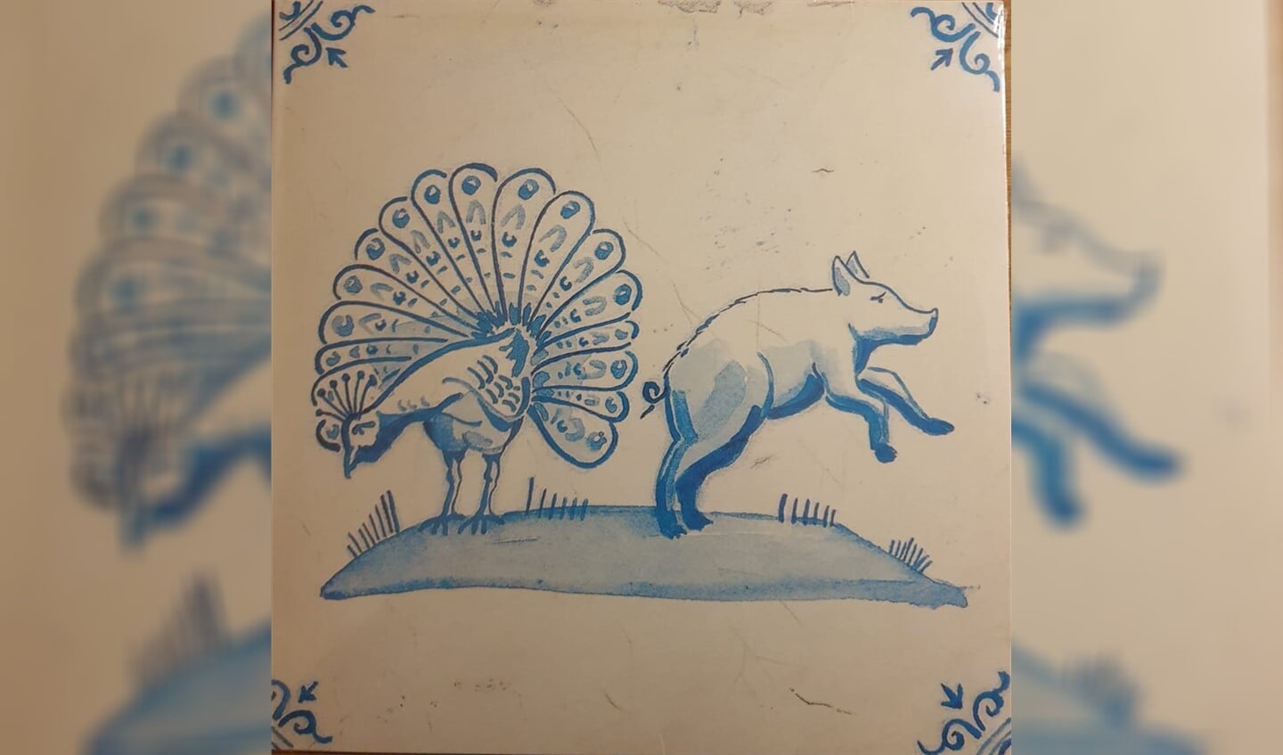De voorkant van de lp.
