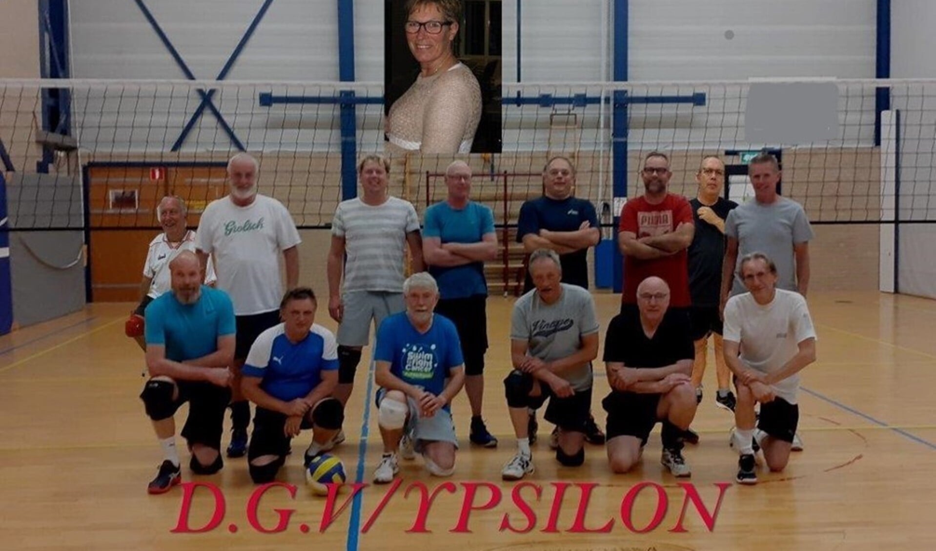 De volleybalheren van Ypsilon. Eigen foto