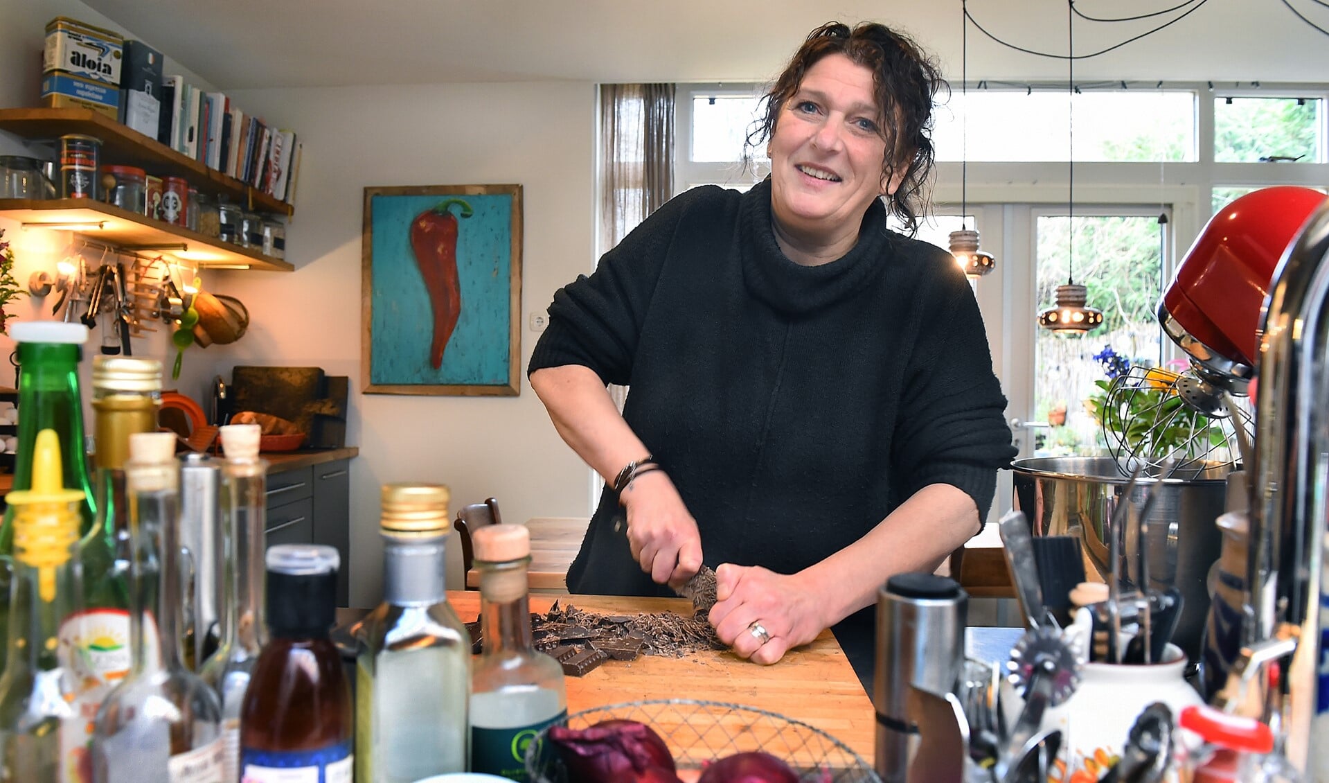 Raffaela Amato: "Mijn passie voor koken zit in mijn genen. Dat heb ik meegekregen van mijn Italiaanse familie." Foto: Roel Kleinpenning