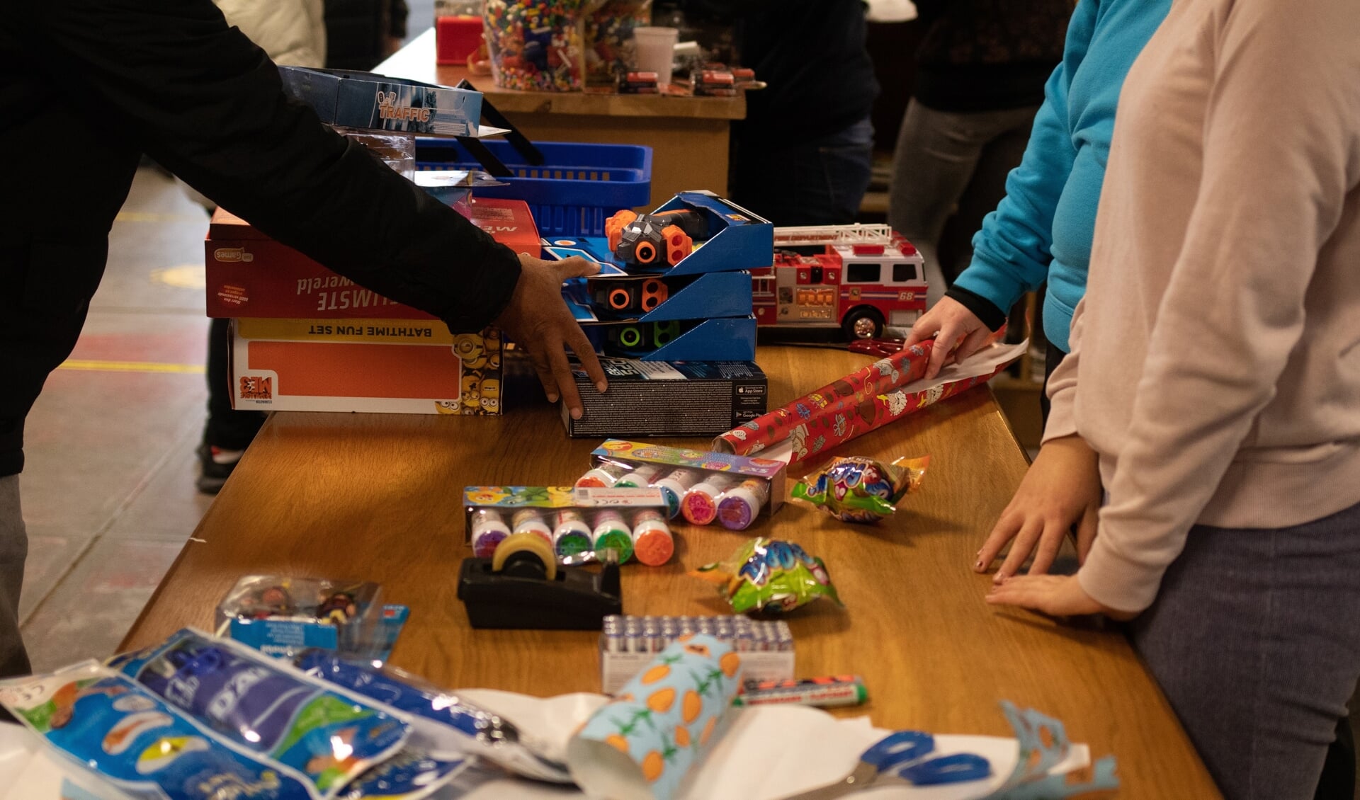Dankzij de actie zijn meer dan 200 kinderen blij gemaakt met mooie cadeaus. Foto: PR