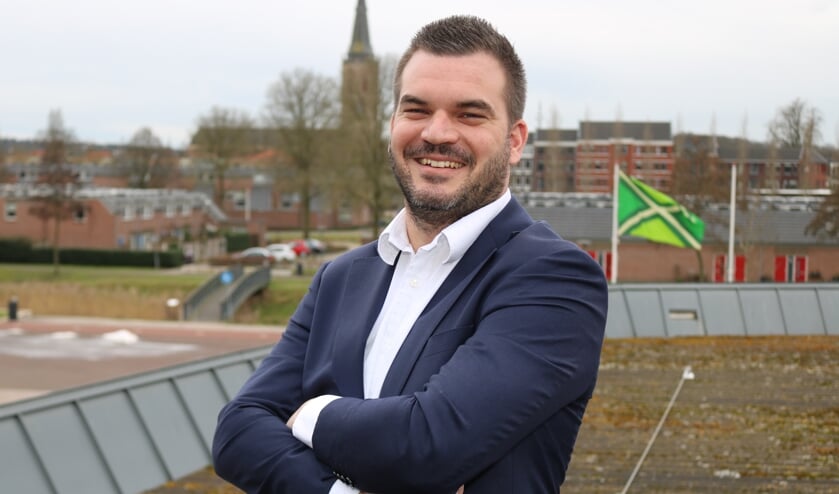 Robert Bosch (28) is door GB voorgedragen als nieuwe wethouder voor de gemeente Lochem. Foto: Arjen Dieperink