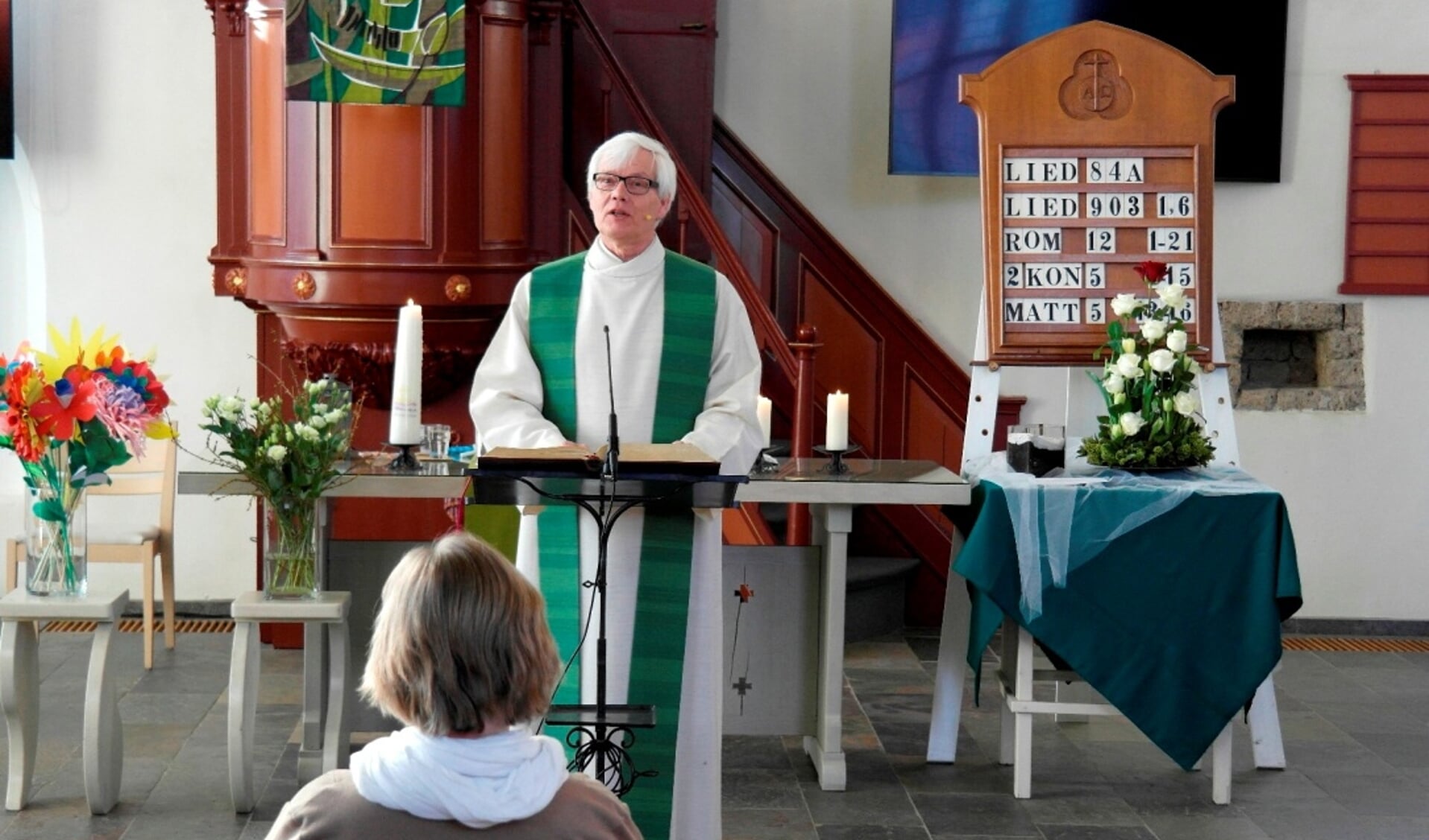 Op het moment dat er weer veel mensen in de kerk aanwezig mogen zijn zal een speciale dienst gehouden worden waarin iedereen afscheid van ds. Brandenburg kan nemen. Foto: PR 