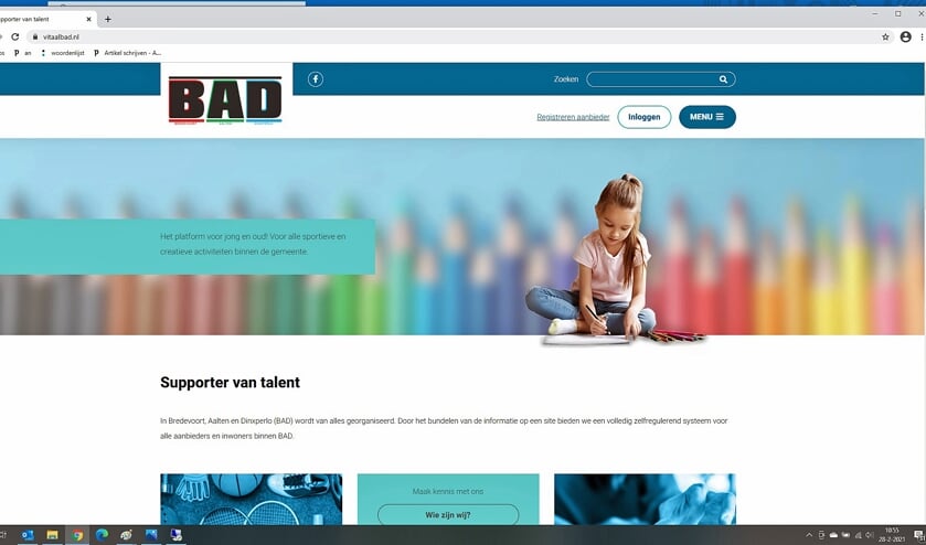 Aanmelden als aanbieder voor Sjors Sportief & Creatief kan via de website vitaalbad.nl. Afbeelding: Aalten Vooruit