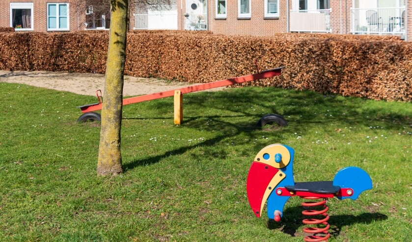 <p>Speelplek aan de Brugstraat in Zutphen. Foto: Henk Derksen</p>