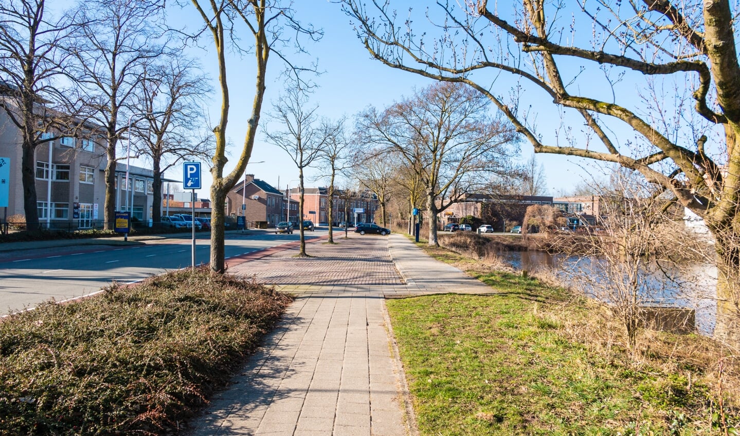 Om plaats te maken voor meer groen moeten 26 parkeerplekken worden verwijderd.  Foto: Henk Derksen