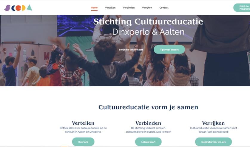 Een schermafbeelding van de site van SCEDA. Foto: PR