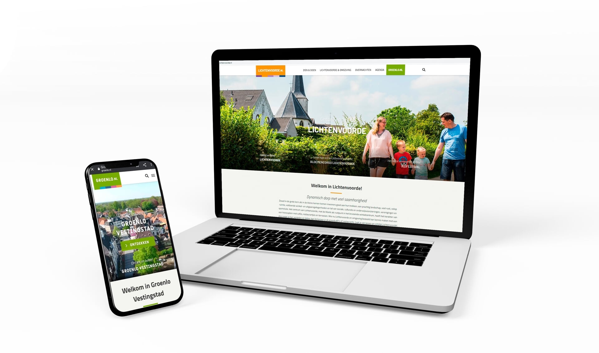 De nieuwe toeristische websites van Lichtenvoorde en Groenlo. 