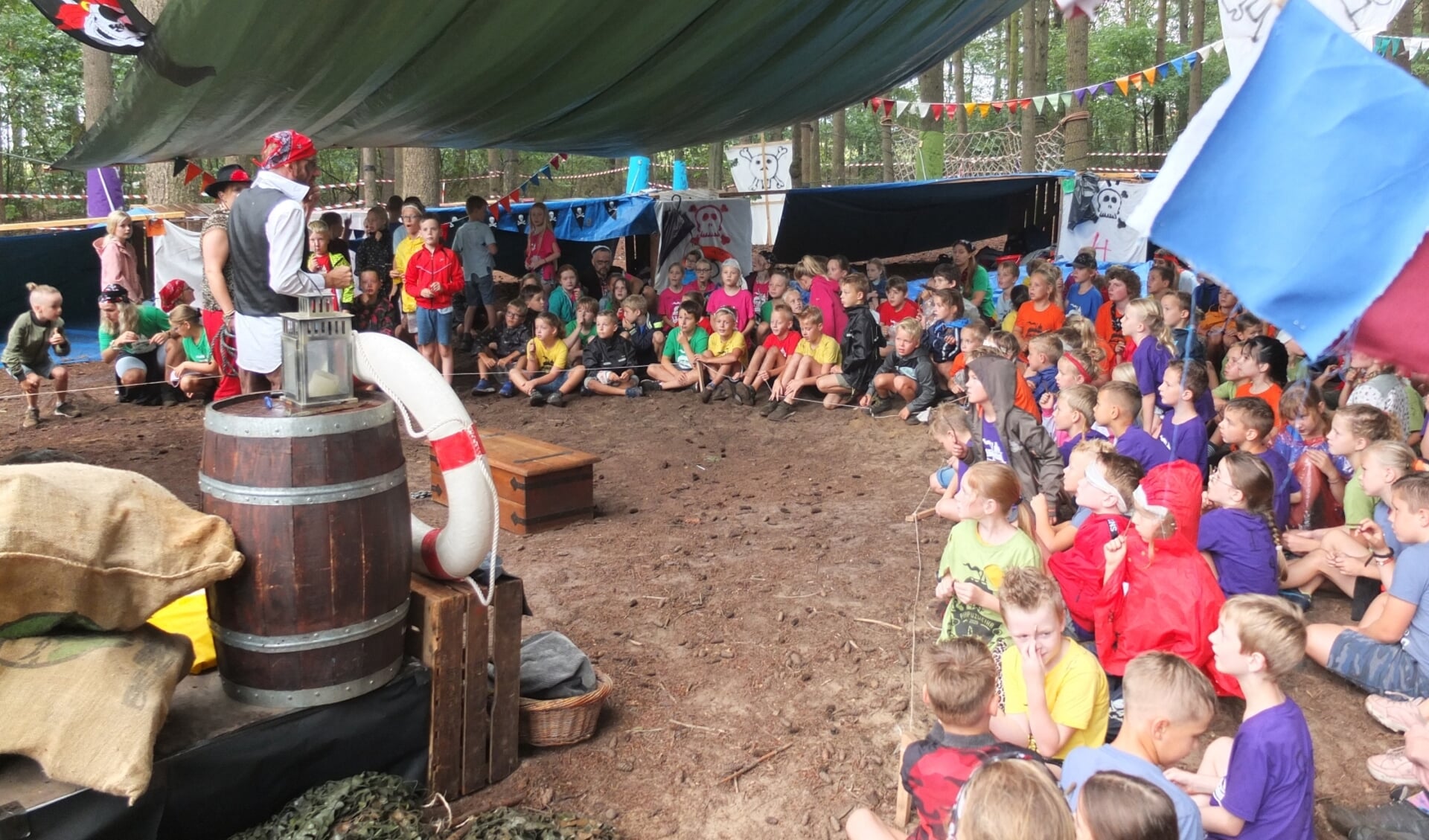 Veel kinderen beleven plezier aan het Kinderdagkamp Eibergen. Foto: PR