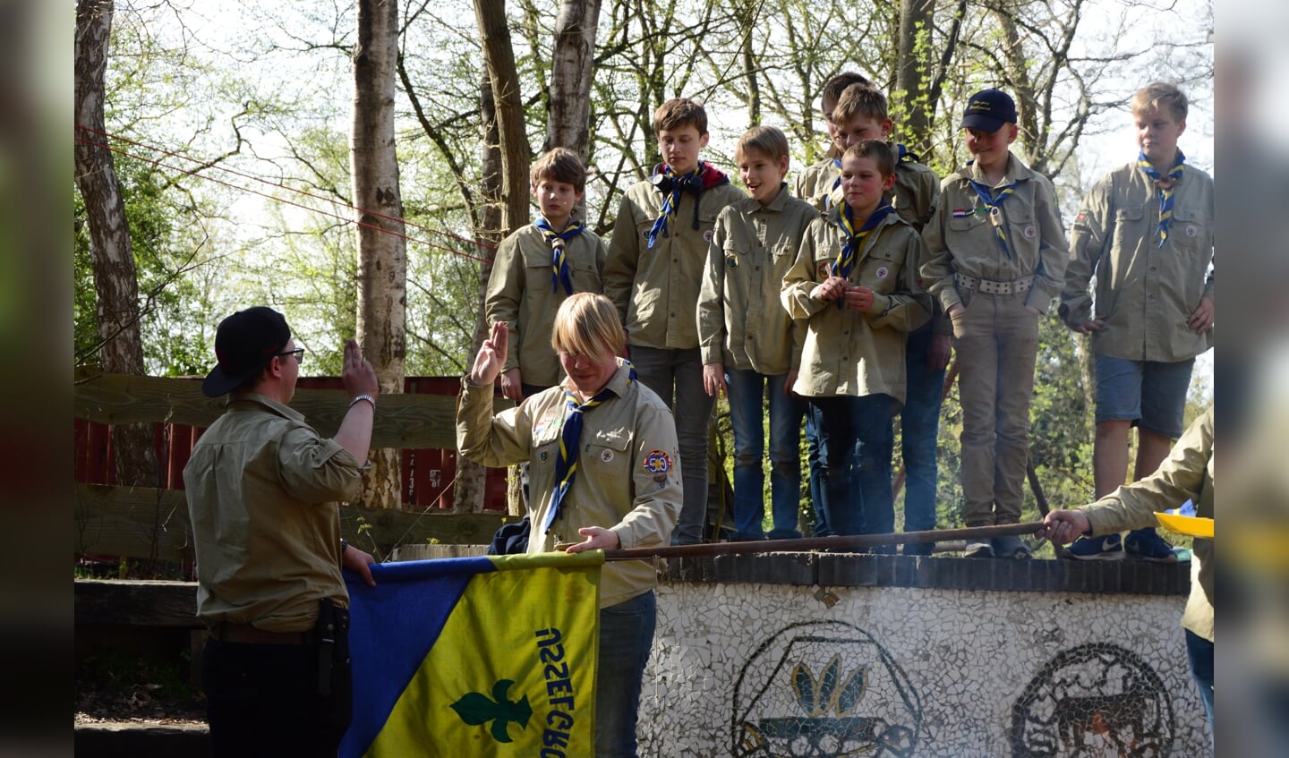 De installatie. Foto: PR/Scouting IJsselgroep Gorssel 