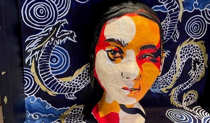 Eén van de kunstwerken die te zien in de expositie. Foto: PR