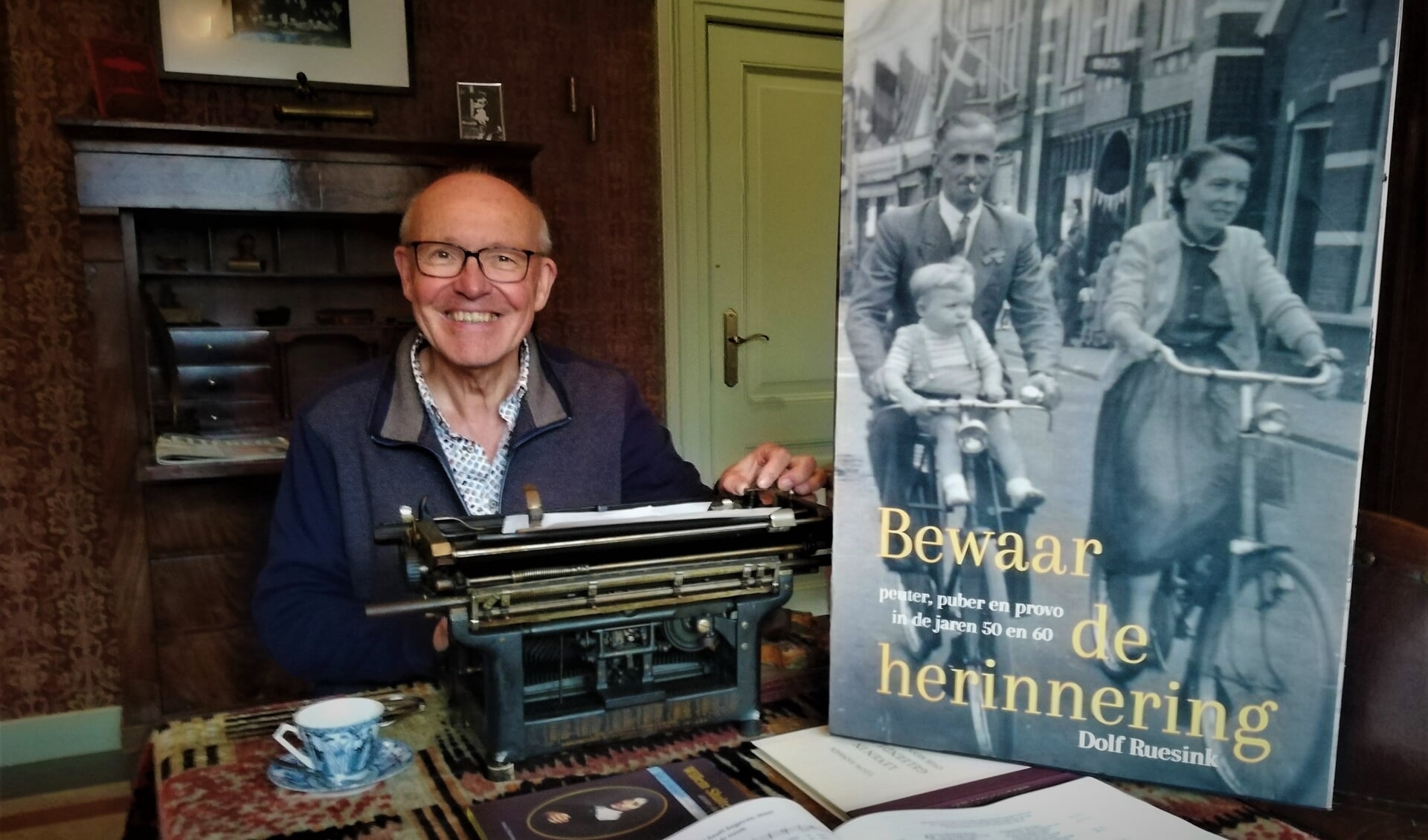 Dolf Ruesink komt naar boekhandel Kramer. Foto: PR