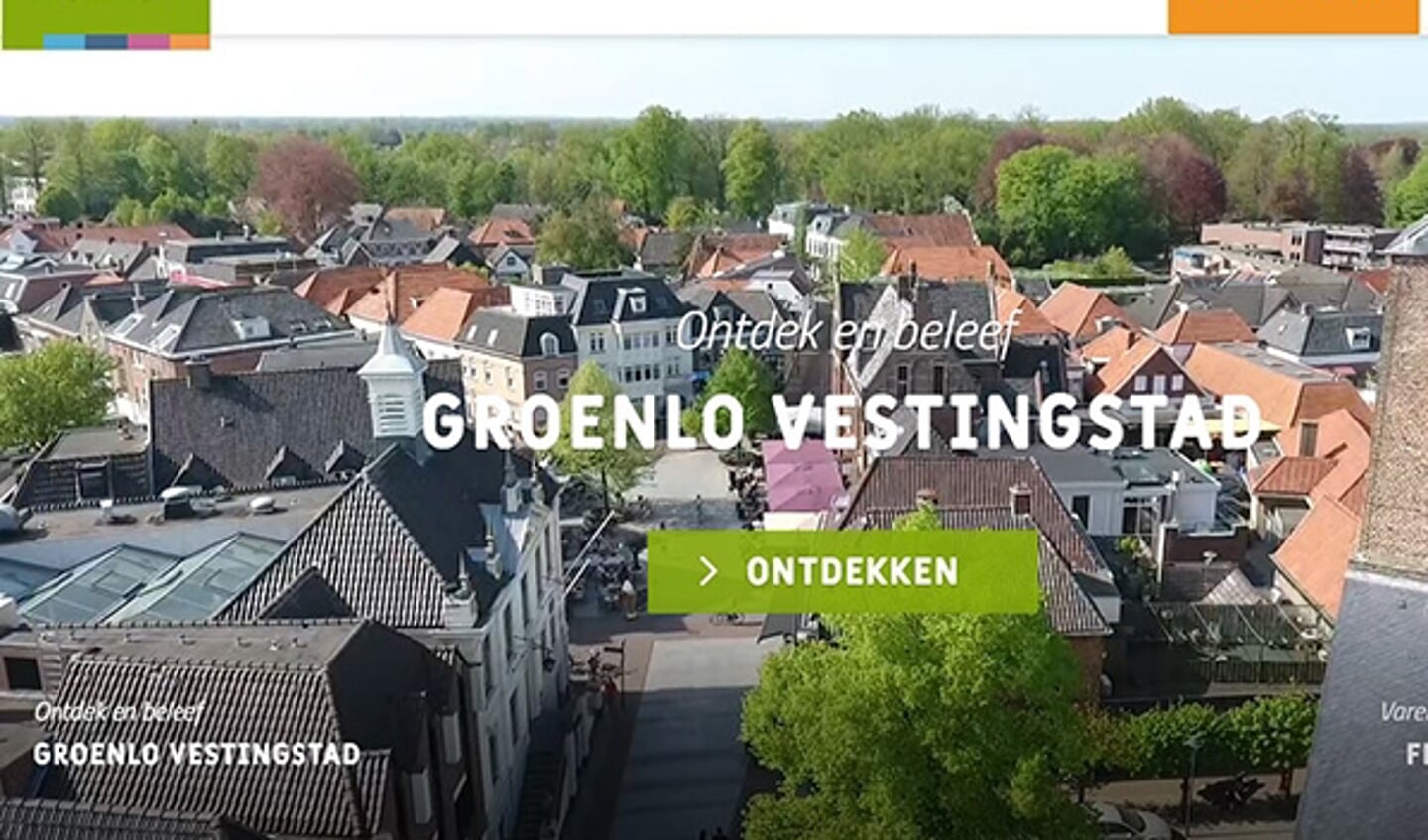 De vernieuwde toeristische website van Groenlo. Foto: PR