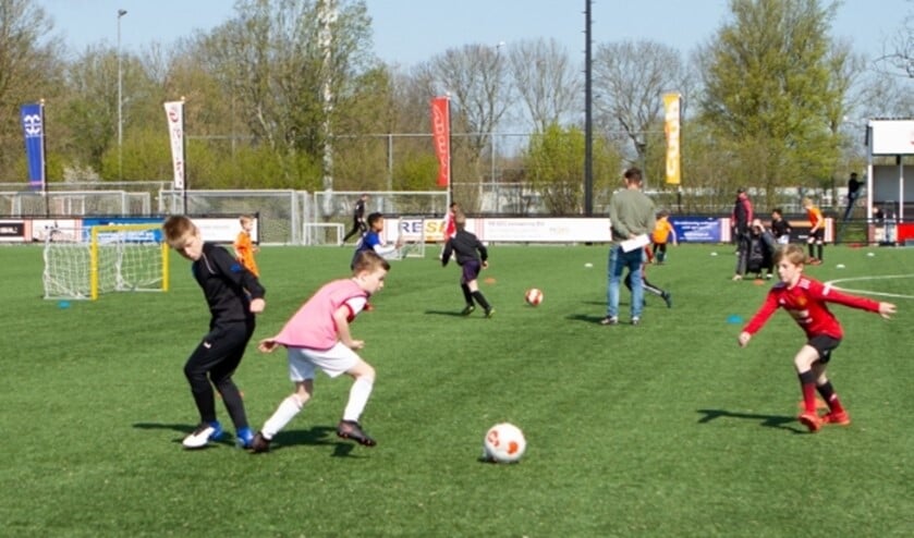 De jeugd in actie.