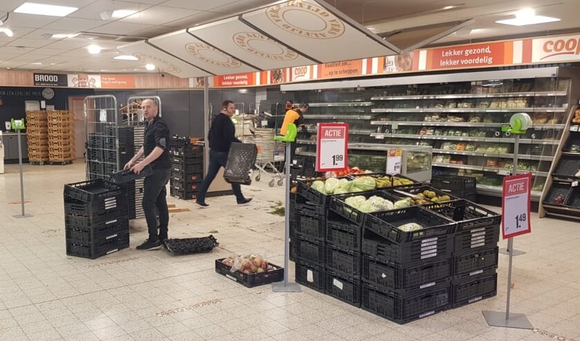 <p>Inmiddels is de brood- en groenteafdeling voor de laatste week verplaatst. Foto: PR</p>