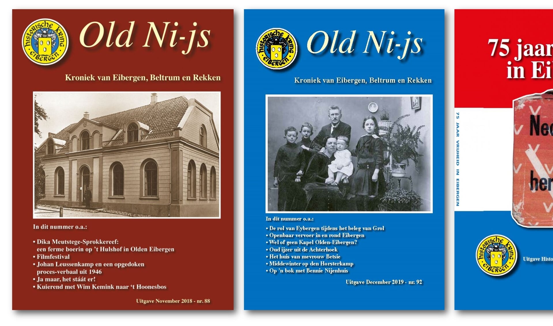 De tijdschriften over de geschiedenis van Eibergen zijn digitaal te raadplegen via de bibliotheek. Foto: PR