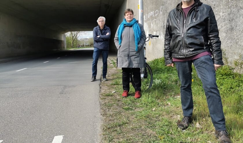 <p>Leden van de werkgroep voor de tunnel. Foto: PR</p>