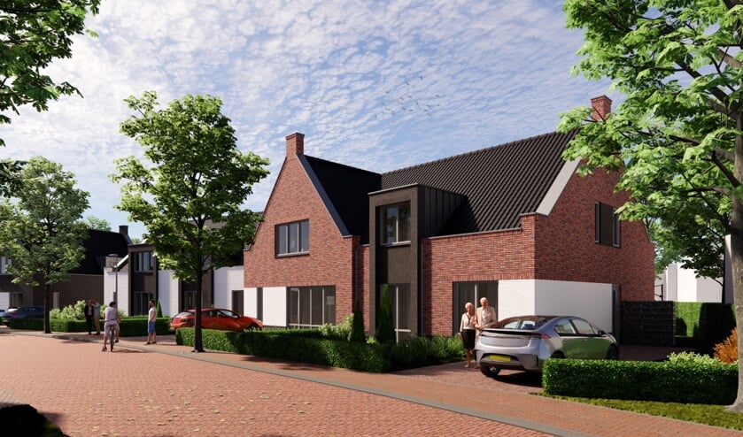 <p>Een artist impression van de semi-bungalows. Bron: IKB architecten </p>