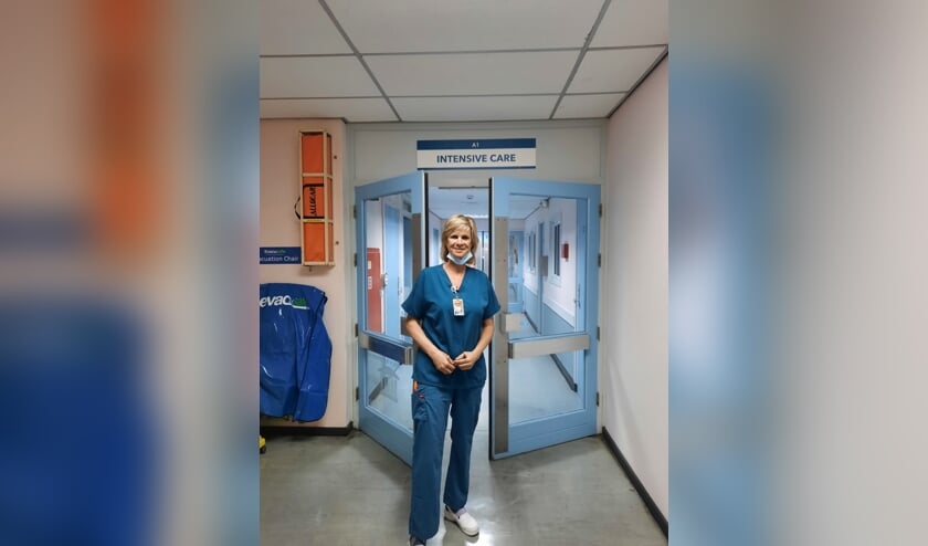 <p>Carla Klein Breteler vlak voor aanvang van haar vierde dienst. Foto: eigen foto</p>