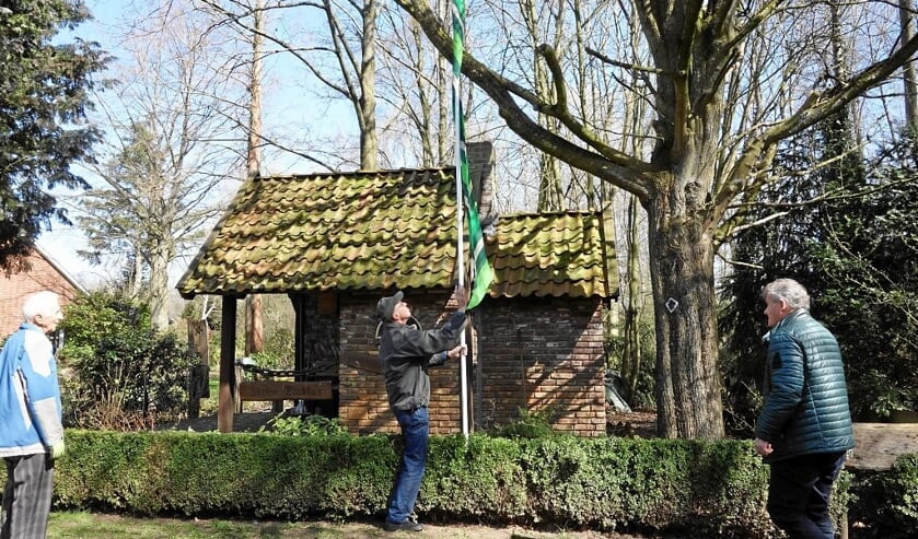 De mast staat. Foto: PR