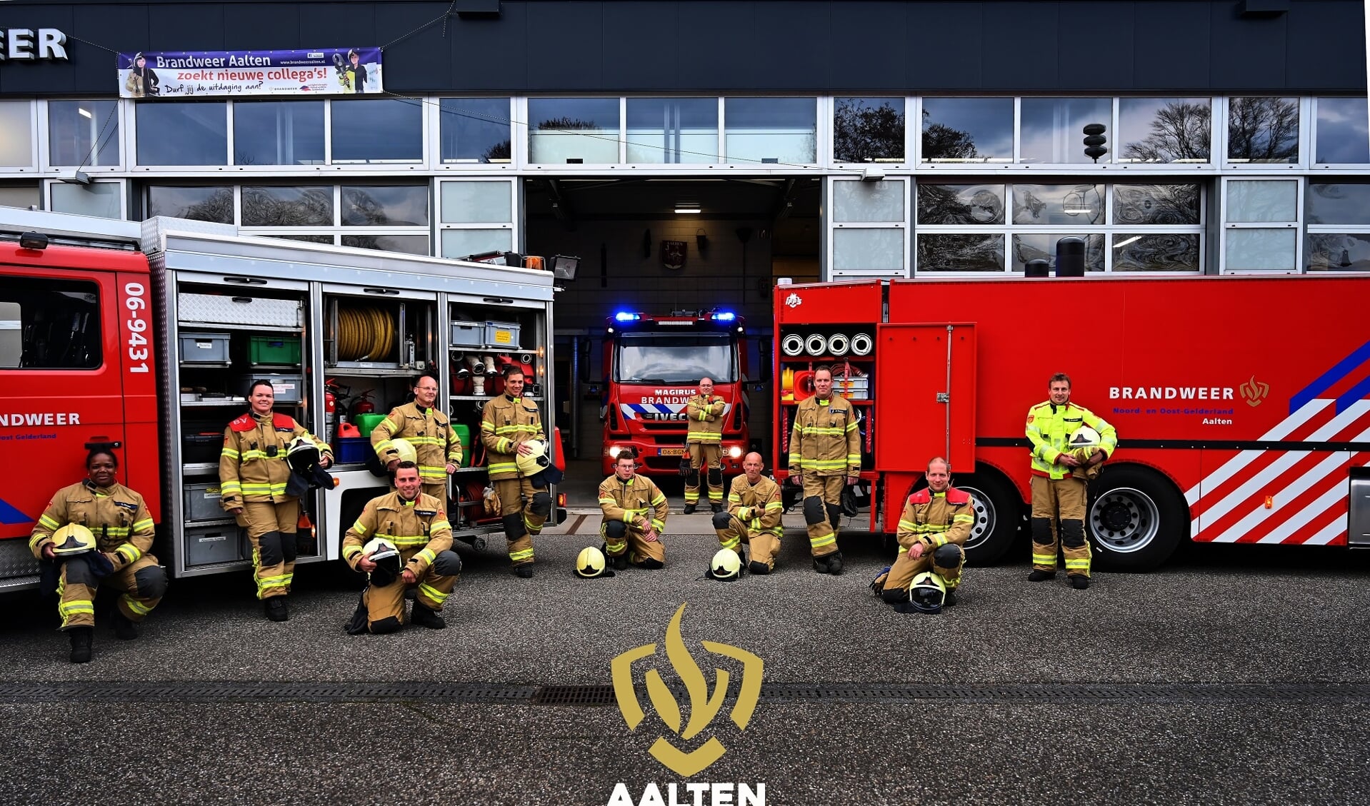 De Brandweer Aalten is op zoek naar collega's. Foto: PR