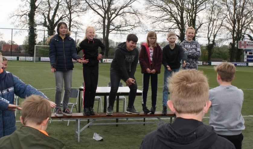 Er moest gedanst worden bij Sc Meddo. Foto: PR