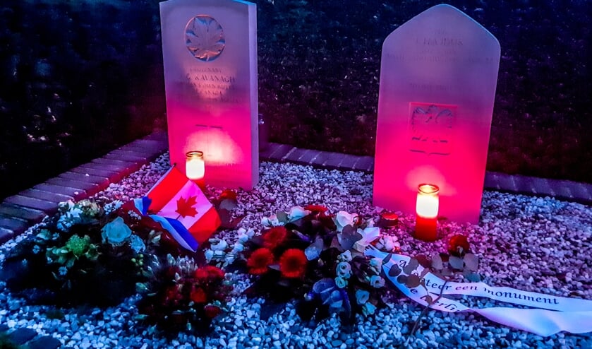 <p>Schoolkinderen adopteerden het graf van Lieutenant John Gordon Kavanagh. Foto: Peter van Drunen</p>