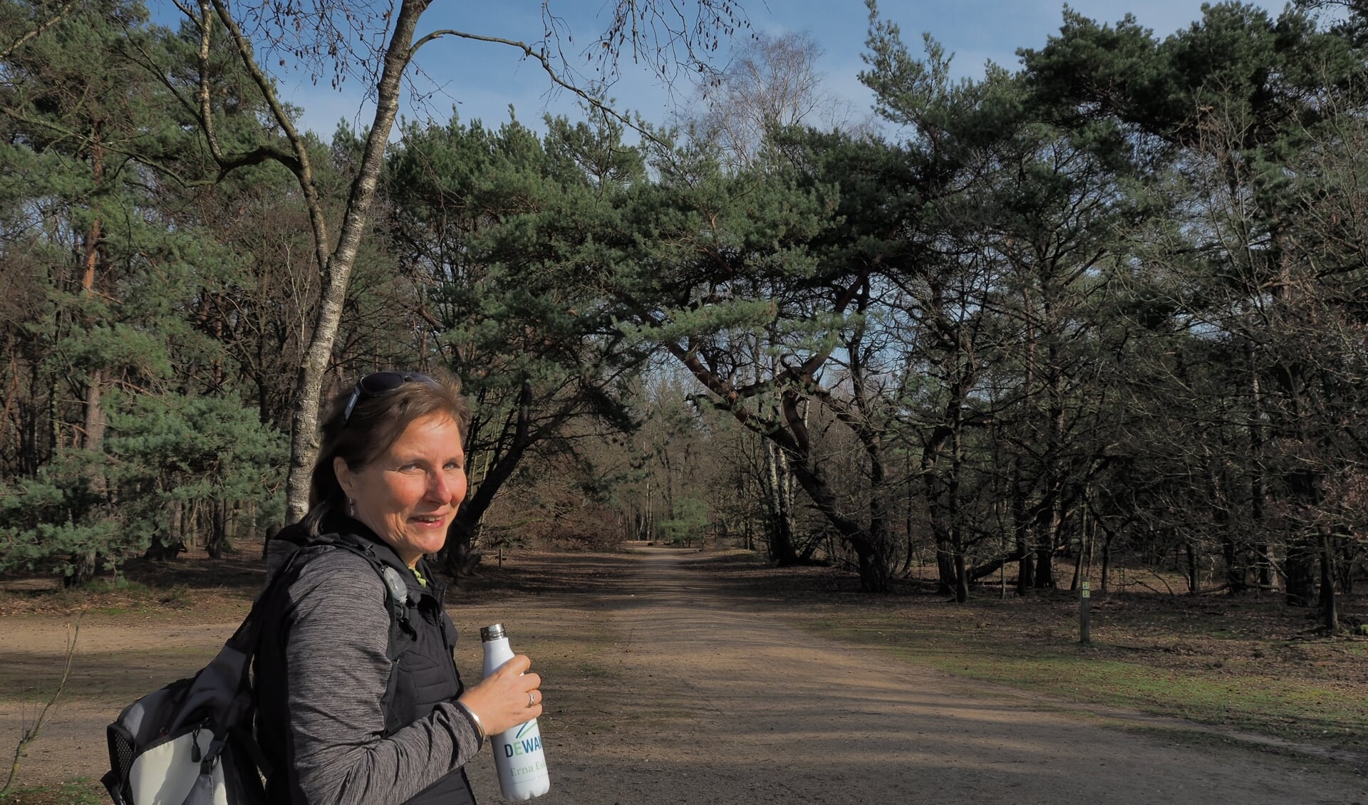 Wandelcoach Erna Eskes gelooft in de helende werking van de natuur. Foto: eigen foto