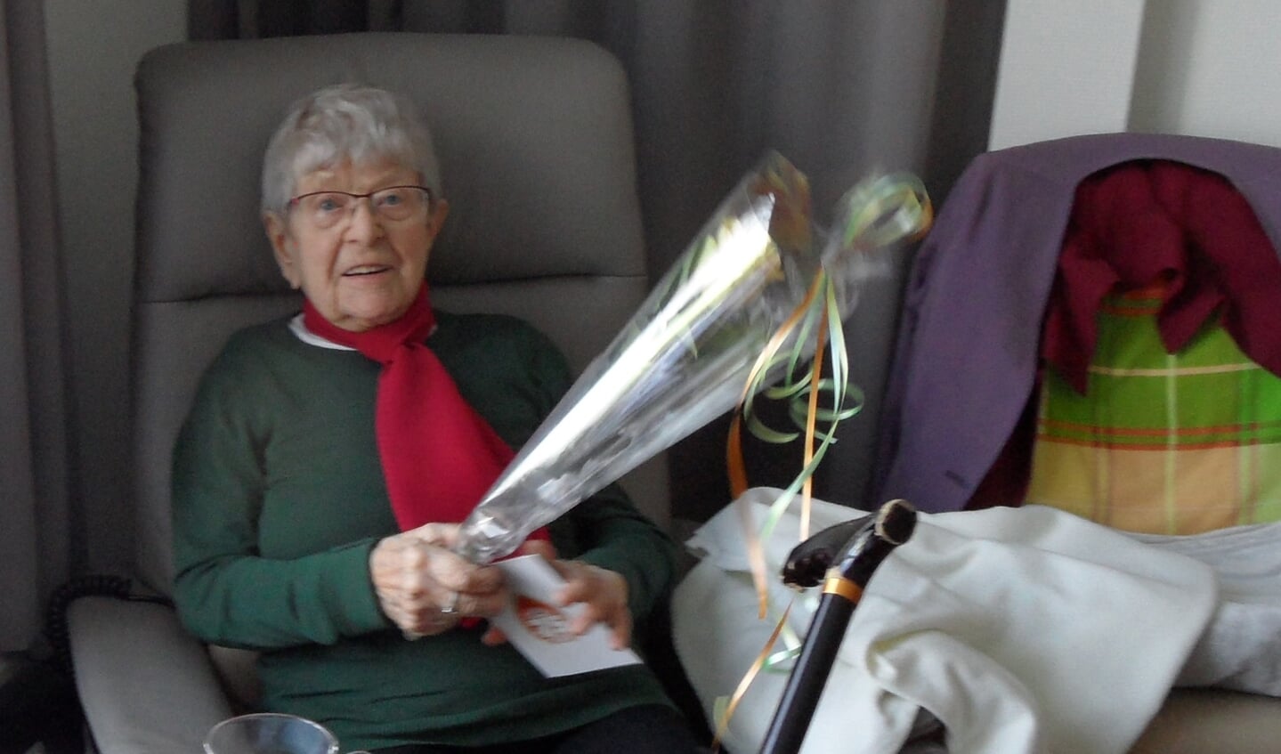 Hanna Bolt is met 93 jaar het oudste lid van de Ruurlose vrouwenvereniging. Foto: PR. 
