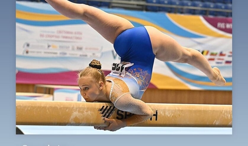 <p>Oranje-turnster Sara van Disseldorp. Foto: a.s.photoz</p>
