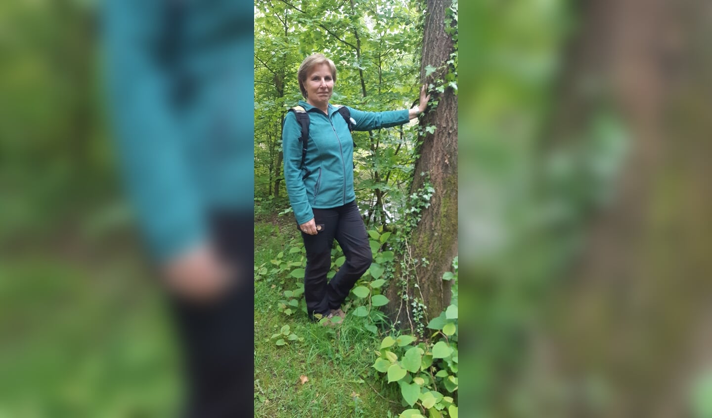 Wandelcoach Erna Eskes gelooft in de helende werking van de natuur. Eigen foto