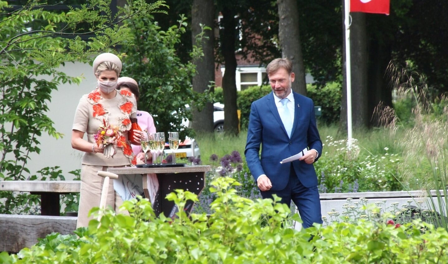 Koningin Máxima opent nieuwe pand Hesselink. Foto:  Henk Kip