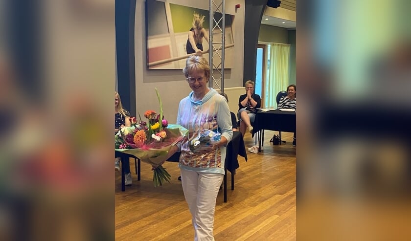 Gerda van Eerden (foto) is pas 53 jaar oud, maar toch al 50 jaar lid. Een mooie prestatie! Foto: PR