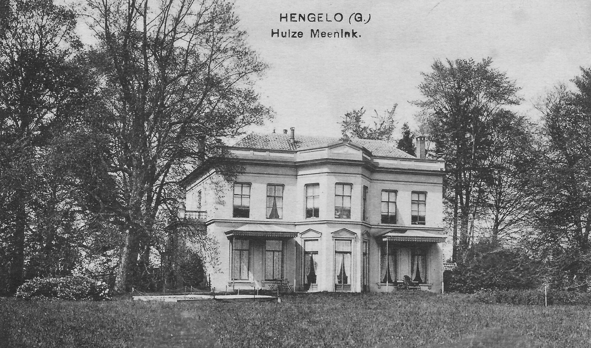Huize Meenink, bewoond door de familie Helmich. Archief Willy Hermans
