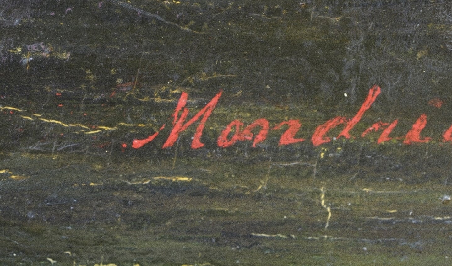 De handtekening van Mondriaan. Foto: PR