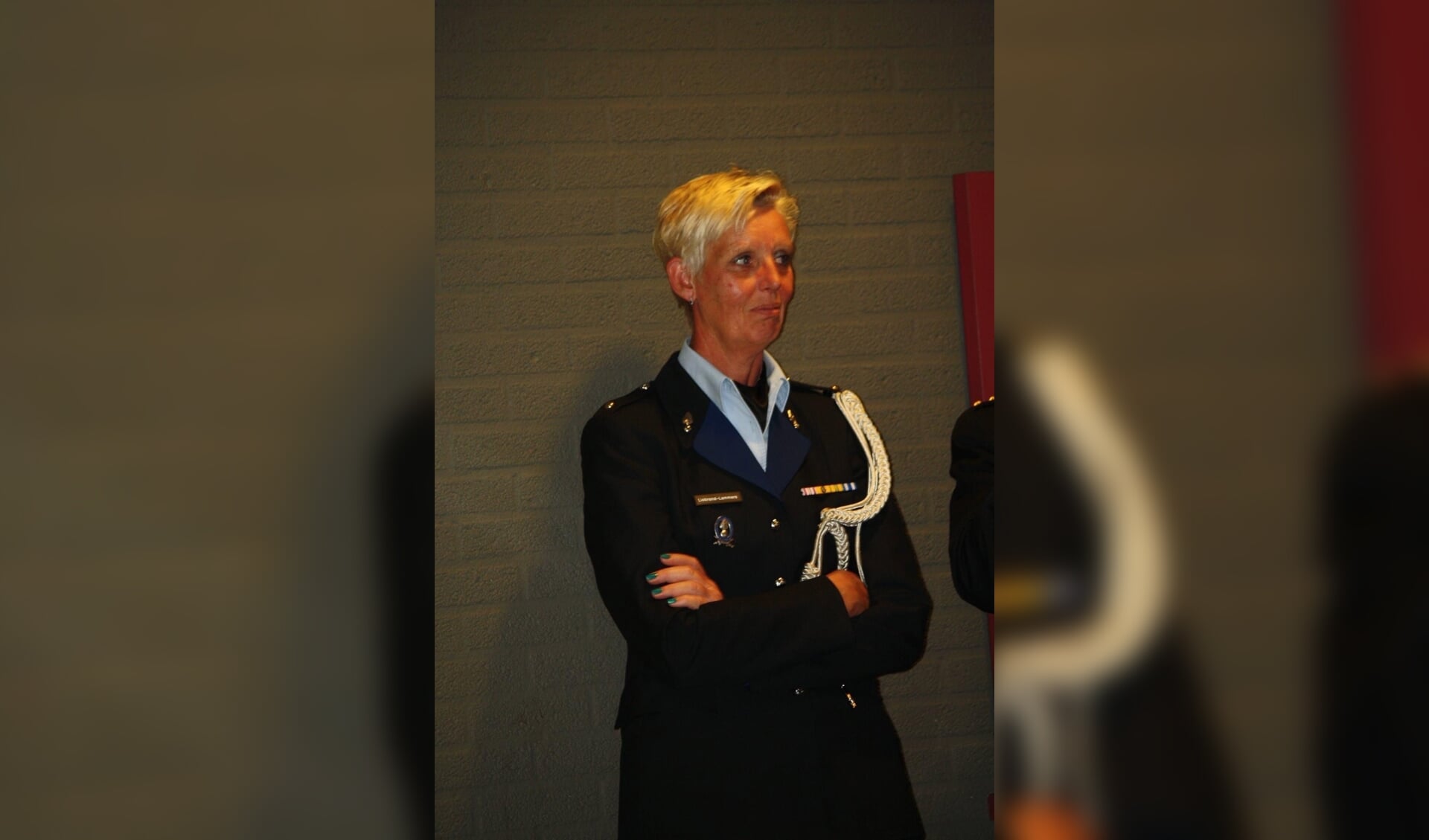 Jacqueline Lammers in uniform. Foto: Eigen foto