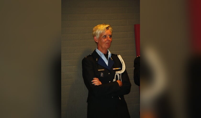 Jacqueline Lammers in uniform. Foto: Eigen foto