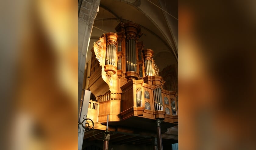 Het orgel in de Oude Helenakerk. Foto Egbert Hoving