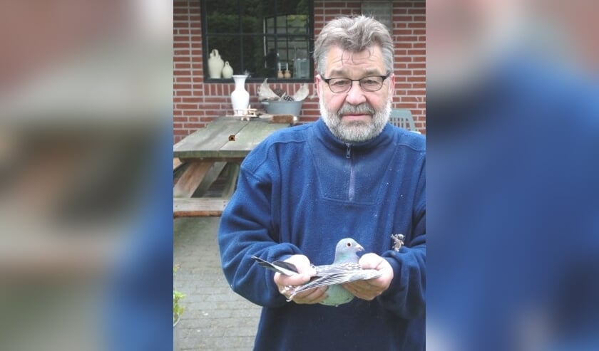 Tonny Rave met zijn winnende duif. Foto: PR