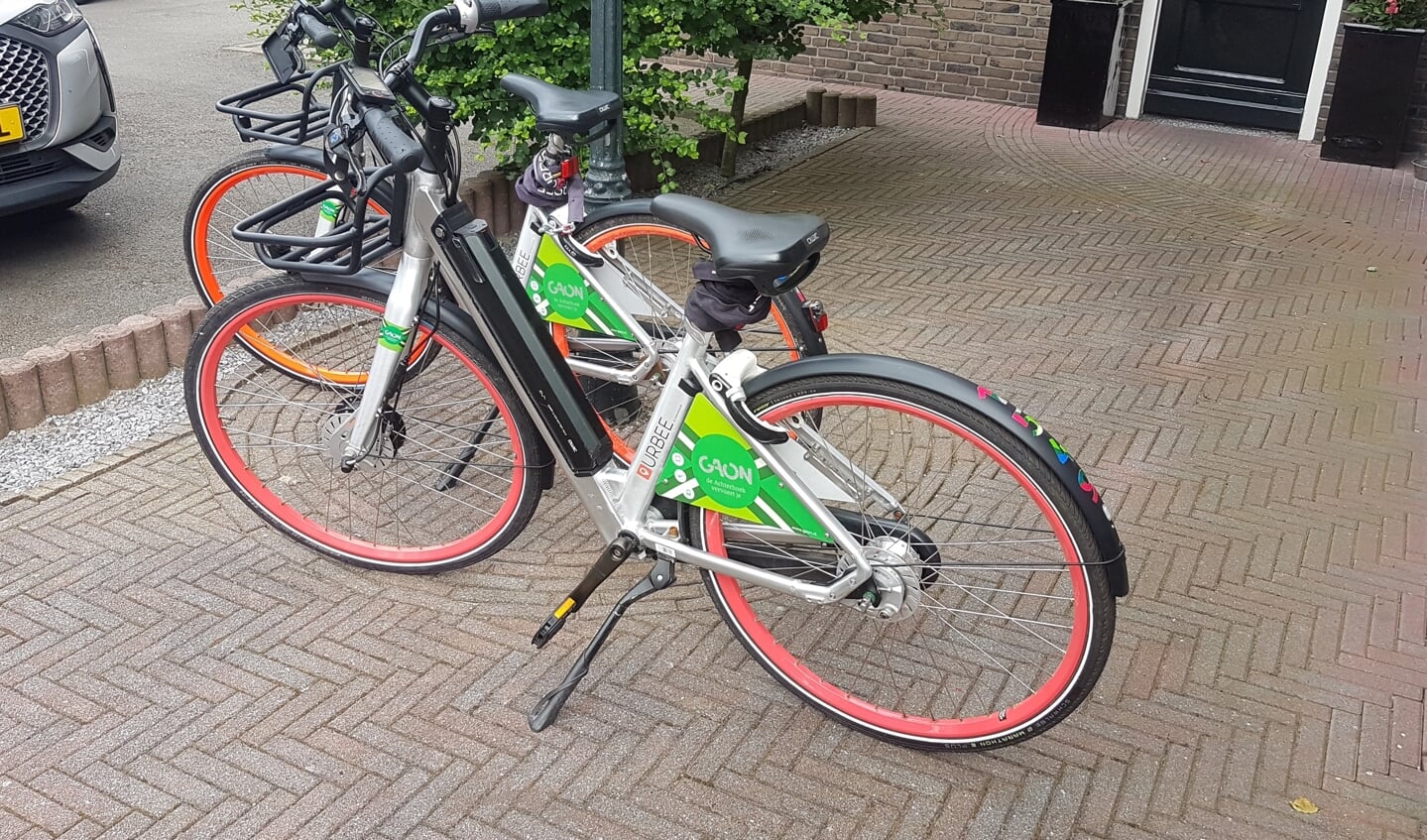 De elektrische deelfietsen van Gaon. Foto: Mark Ebbers