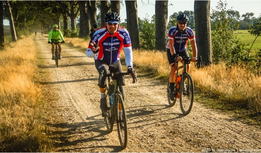 <p>Fietsen over gravel- en zandpaden in de prachtige grensregio. Foto: Uli Benke</p>