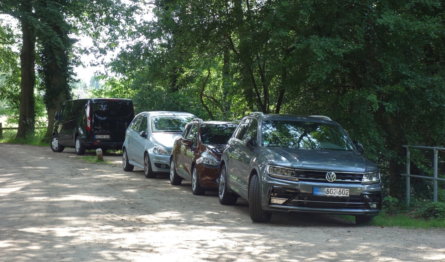 Een niet ongebruikelijk beeld op de Bonninkweg/Waliënsestraat. Foto: Clemens Bielen