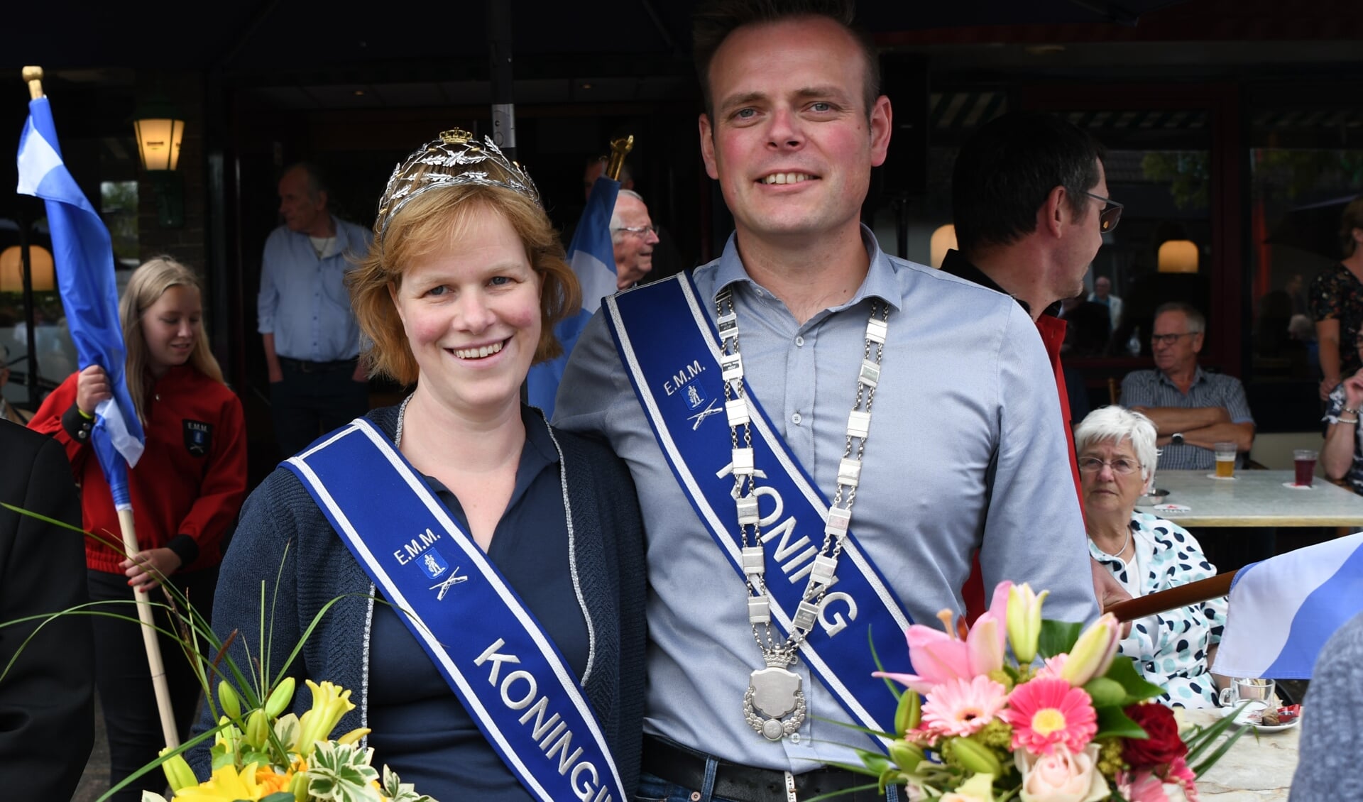 Koningspaar 2019 van EMM Hengelo: André en Maaike te Stroet. Foto: Achterhoekfoto.nl/Paul Harmelink