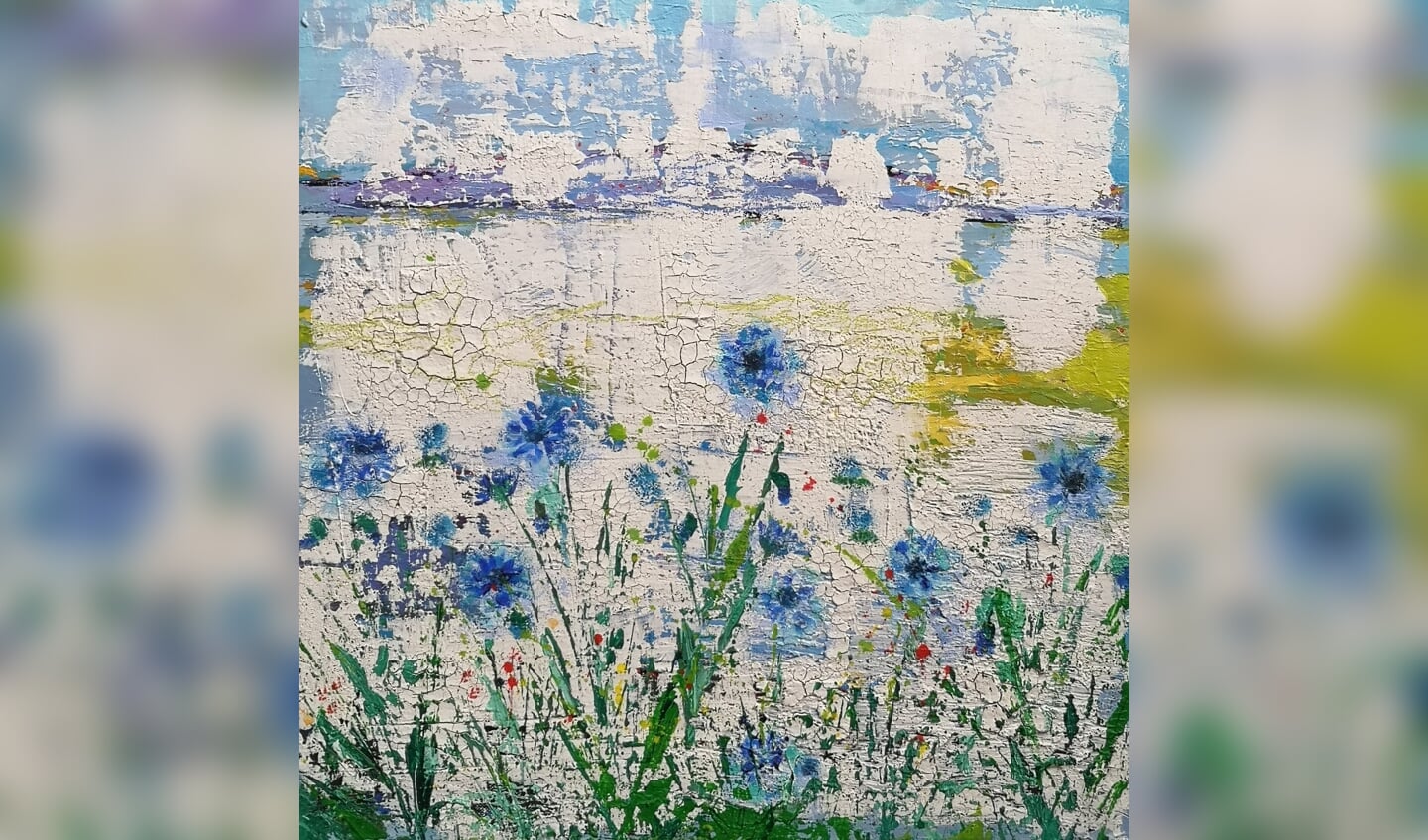 Korenbloemen, een schilderij van Corrie Wolsink-Groen. Foto: PR