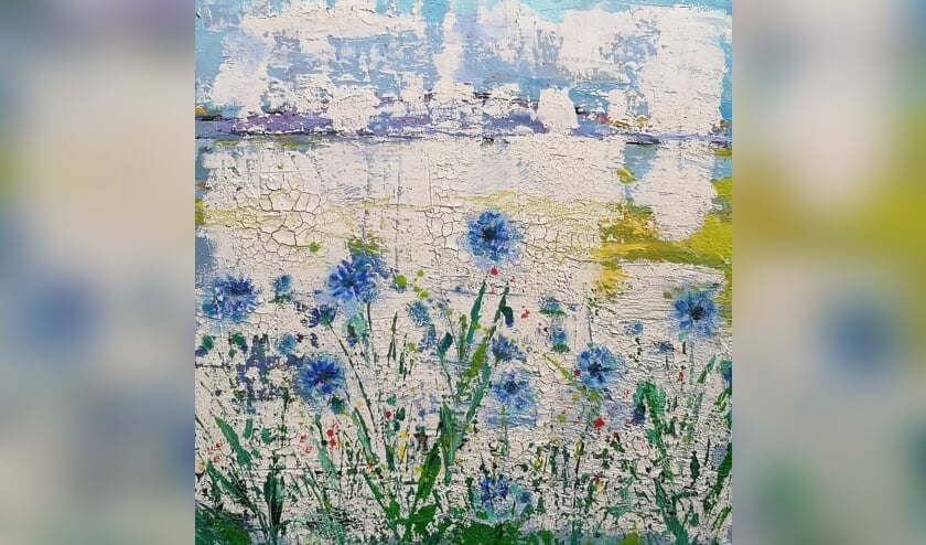 <p>Korenbloemen, een schilderij van Corrie Wolsink-Groen. Foto: PR</p>