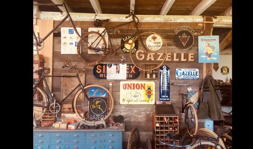 Belangstellenden zijn welkom in het museum waar oude fietsen te bewonderen zijn. Foto: PR