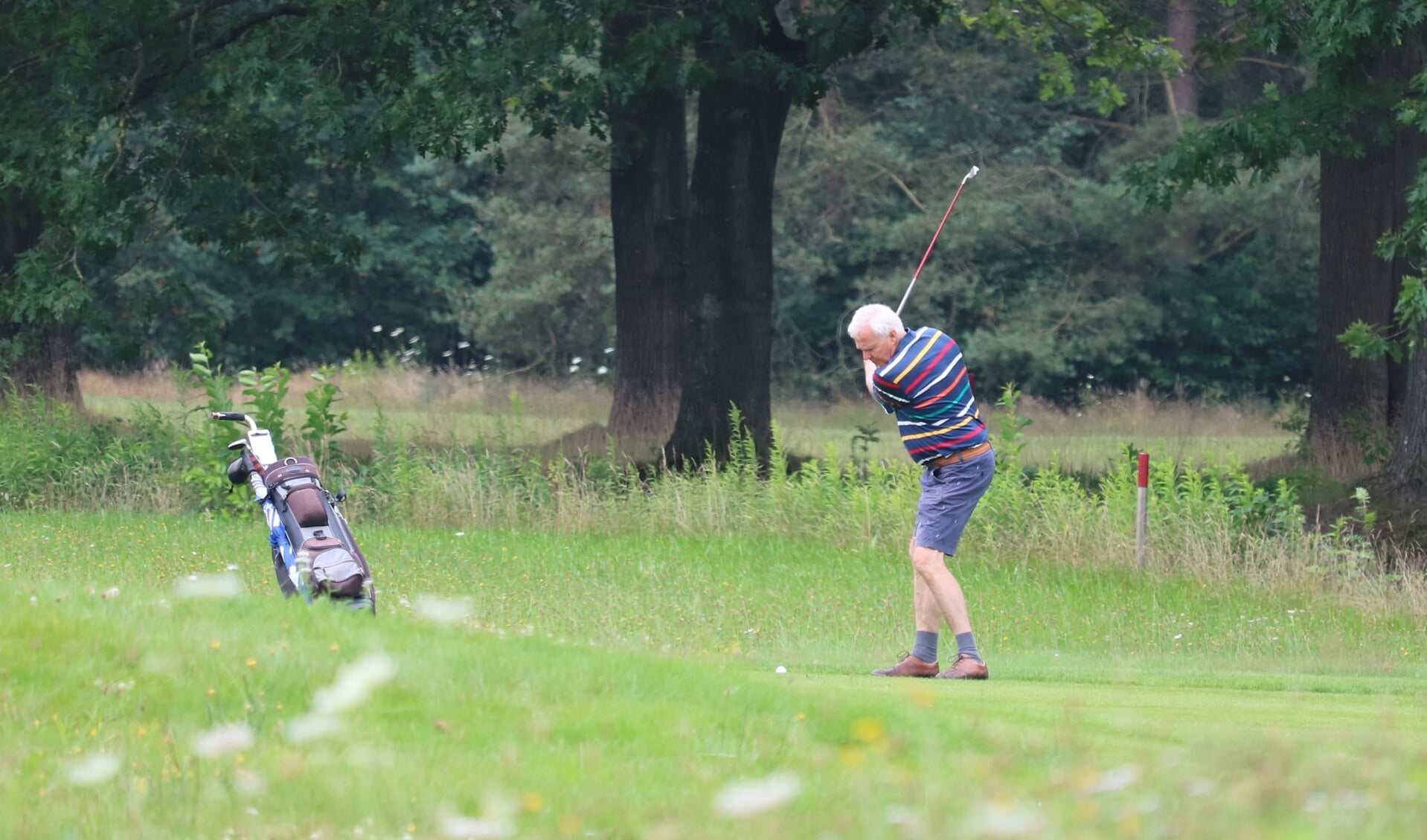 Wie wordt golfkampioen van Borculo.. Foto: Arjen Dieperink