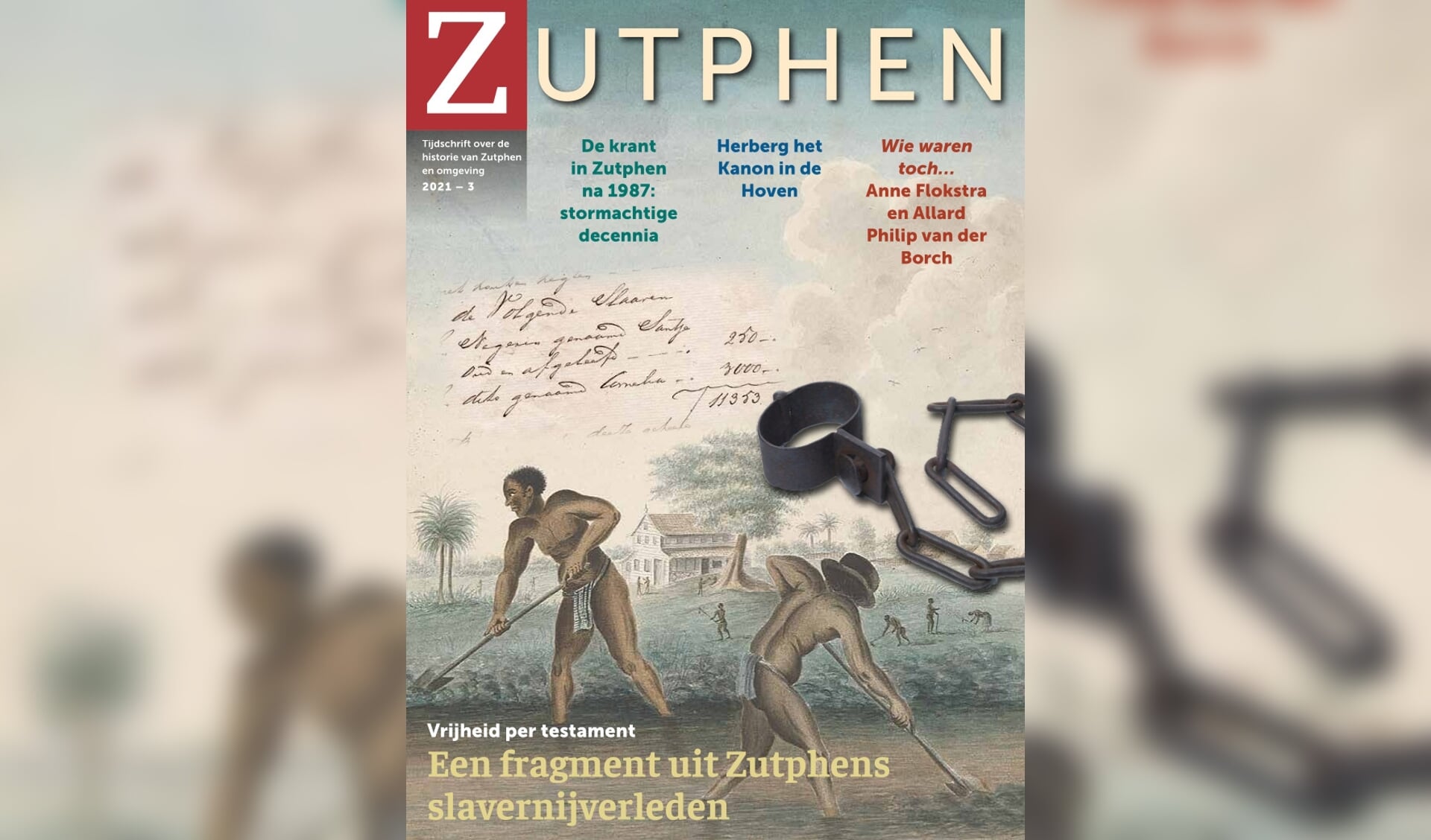 De cover van de nieuwe ZUTPHEN. Collage: Gert Jonker