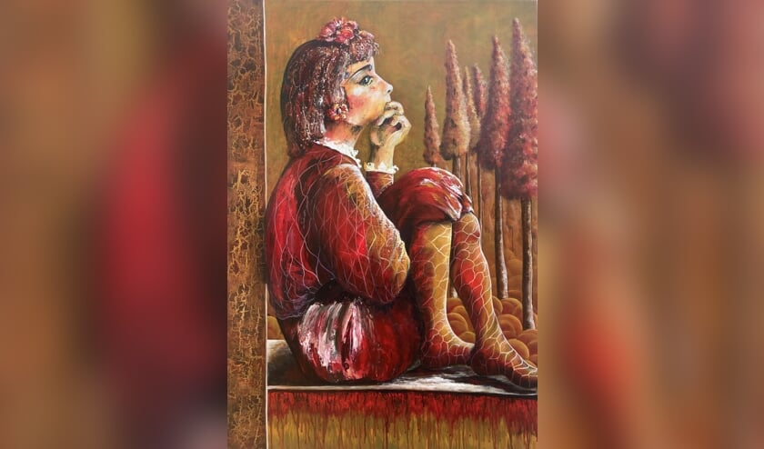 <p>Recent kunstwerk: 'Overdenken en uitkijken naar' van Annie Elissen. Foto: PR</p>