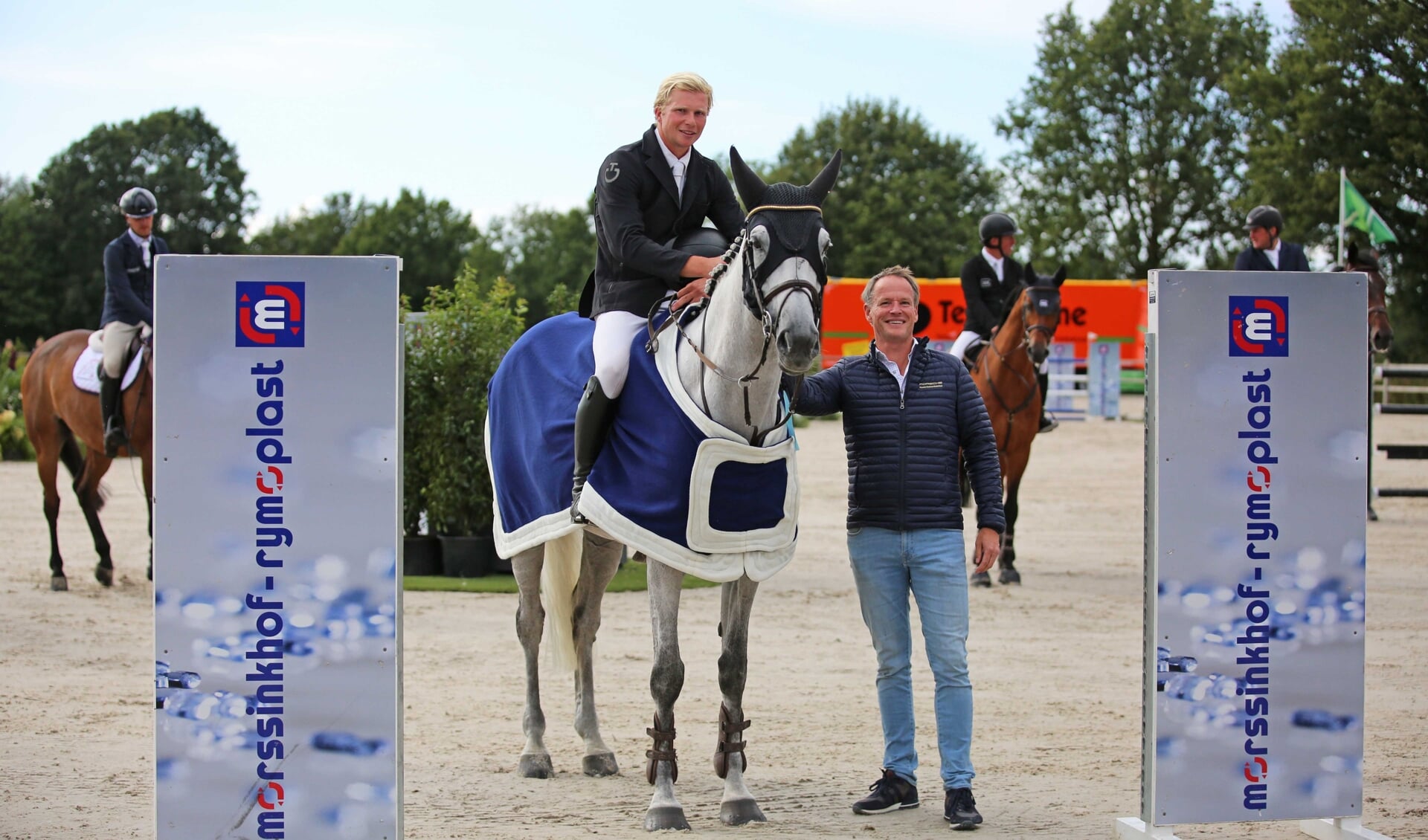 Dennis van den Brink op zijn paard Aonia Domain. Foto: PR 
